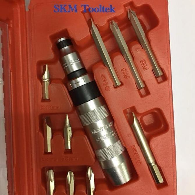 Obeng Ketok Set 10Pcs Tenka / Impcat Screw Driver Set 10Pcs Promo