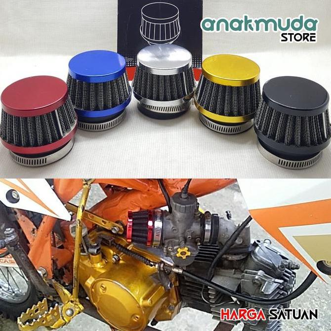 Promo Filter Tutup Saringan Karburator Karbu CNC Variasi Motor Supra X 125 J Diskon