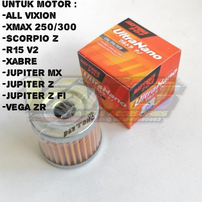 Promo Filter Oli Daytona Ultra Nano 3508 Xmax 250/300,All Vixion,R15 V2 Dll Diskon