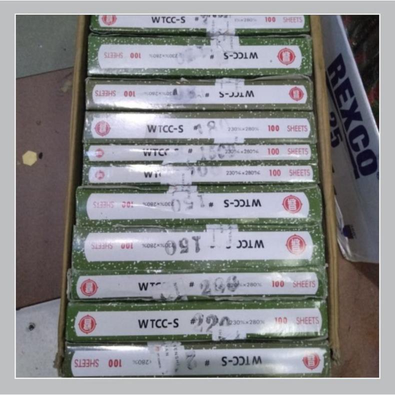 amplas nikken # 320 - amplas Duco nikken 1 pak 100pcs Made in japan