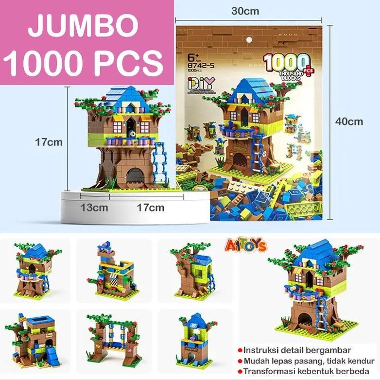 Mainan rumah pohon miniatur rumah rumahan kado anak perempuan mainan murah berkualitas mainan edukas