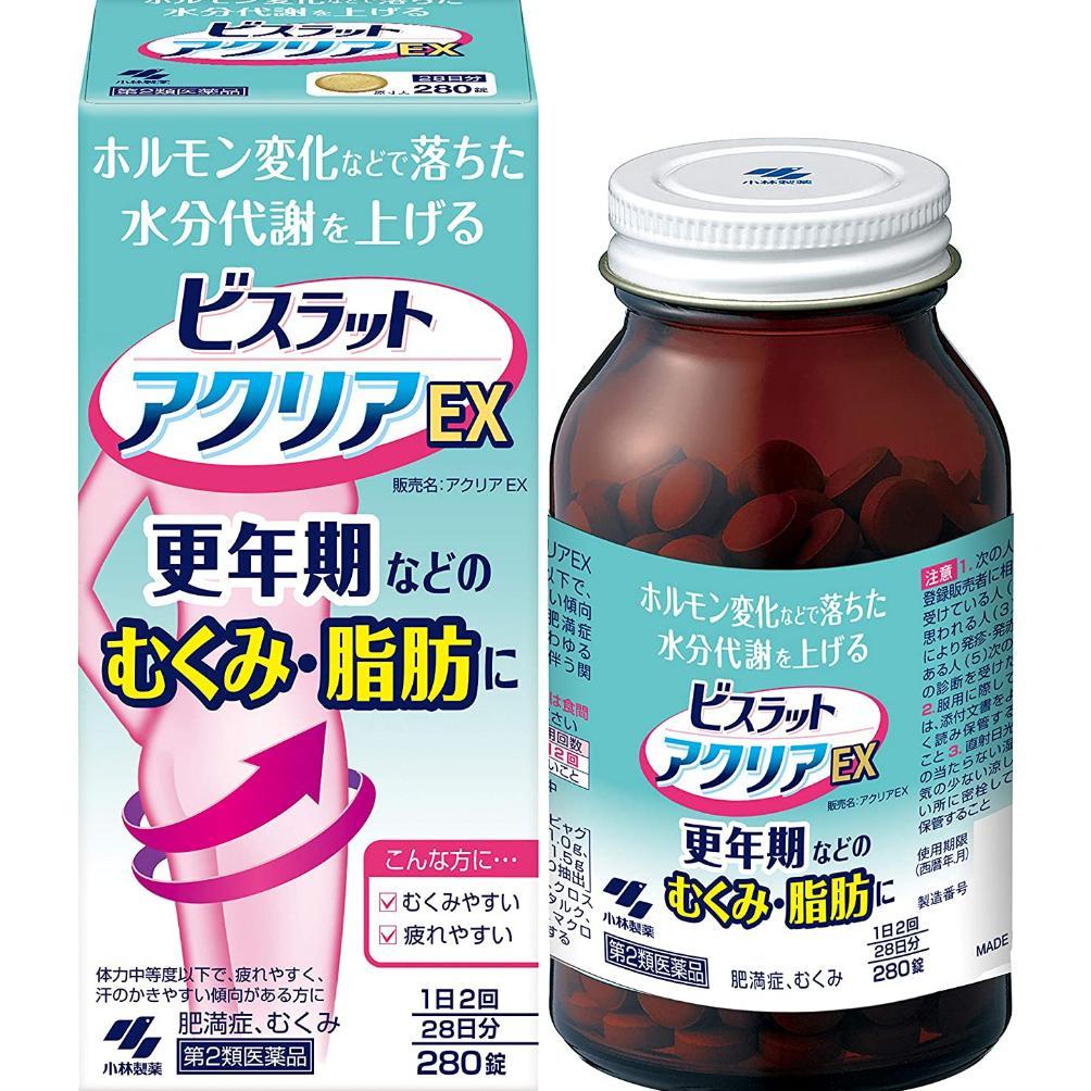Ready Kobayashi Bisrat Aclear EX 280 Tablets Diet Obesity Internal Fat Japan