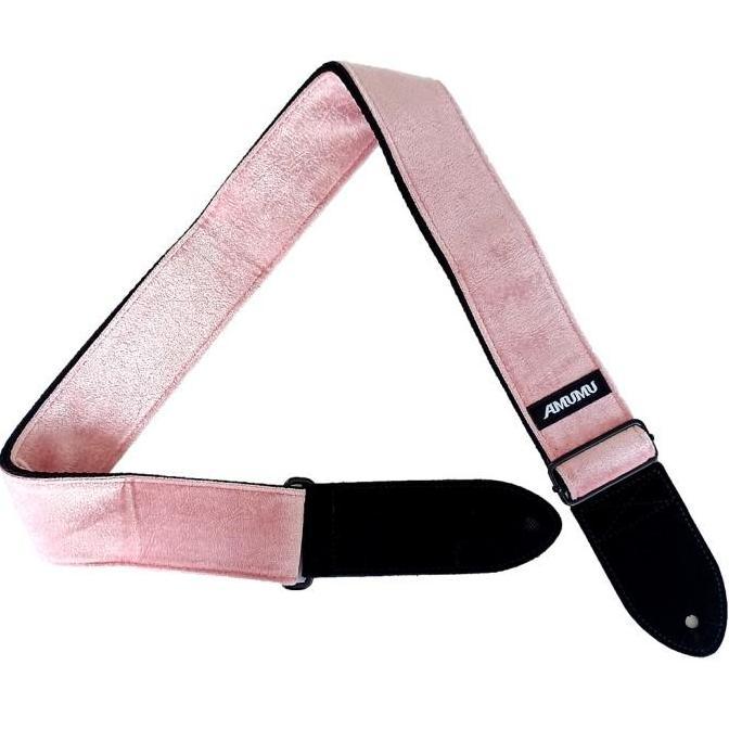 Amumu VL01-PK Strap Gitar motif Pink Flocking