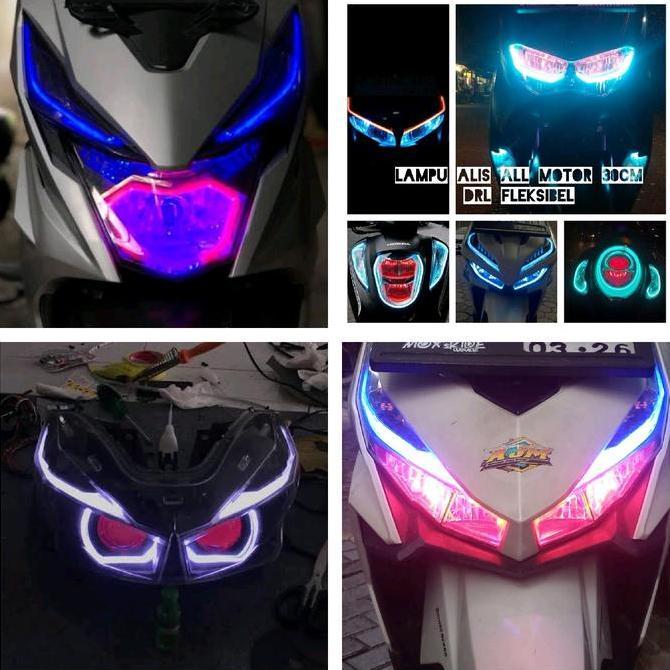 Unik Lampu Alis Drl Fleksibel 30 Cm Termurah Lampu Alis No Bintik Lampu Alis Beat Lampu Alis Vario L