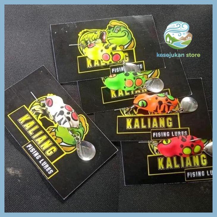 (PANCING) SOFT FROG KALIANG LURE 3CM HOOK VMC PACKING AMAN
