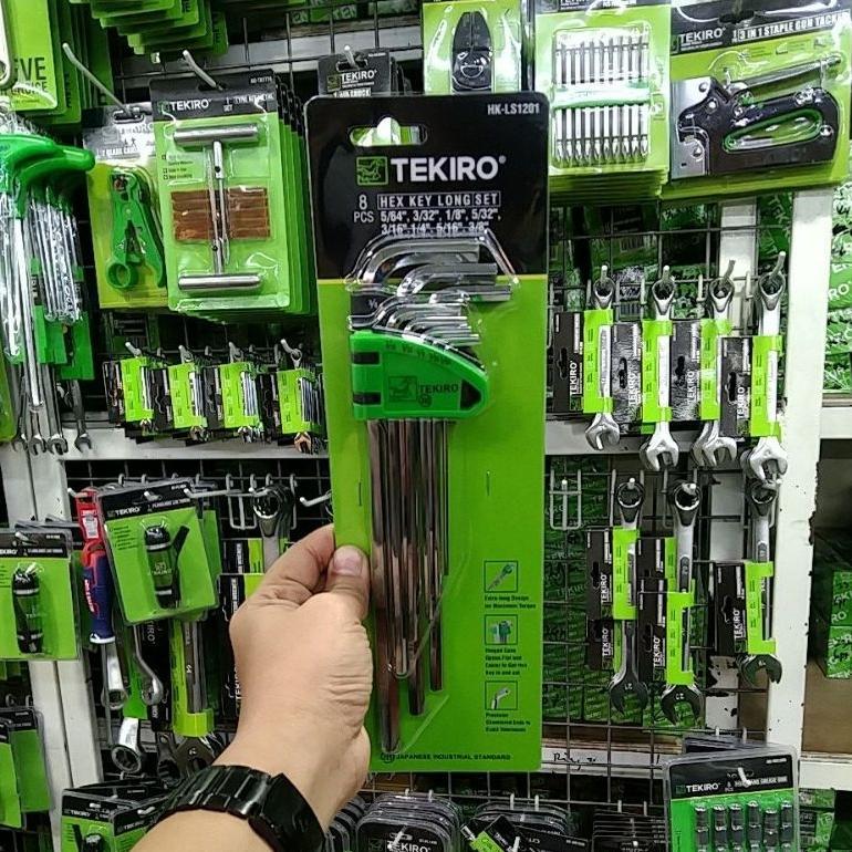 KUNCI L TEKIRO INCHI SET 8 PCS
