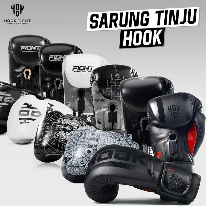 SARUNG TINJU HOOK FIGHT GEAR, SARUNG MUAY THAI, SARUNG TINJU MUAY THAI