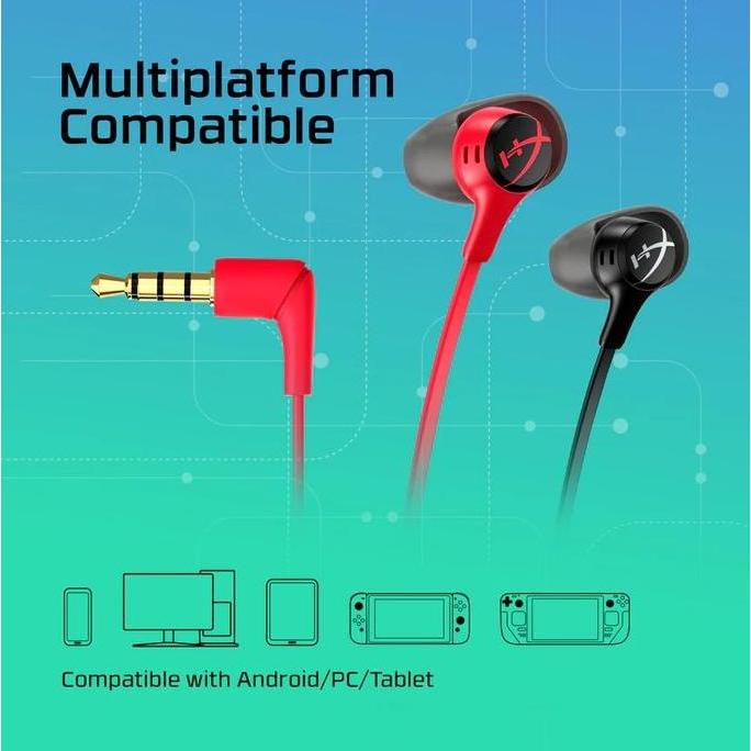 Hyperx Cloud Earbuds Ii / Earbuds 2 Gaming Earbuds With Mic Asli