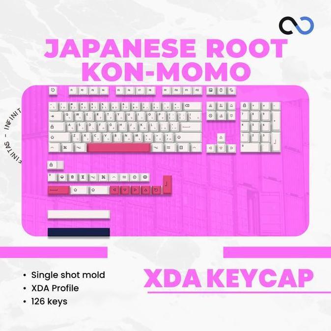 Keycaps Pbt Kon-Momo / Konmomo Japanese Root Xda Profile Keycap Forsale
