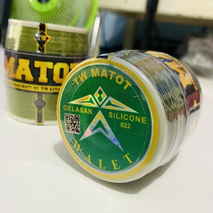 Gelasan TW Matot Hijau 022, bahan senar hijau, untuk turnament