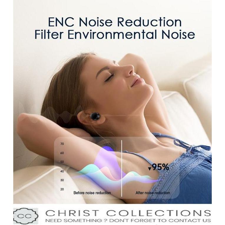 Kiip Wireless Tws Bluetooth Headset Earphone Earbuds Stereo Hifi Dts12