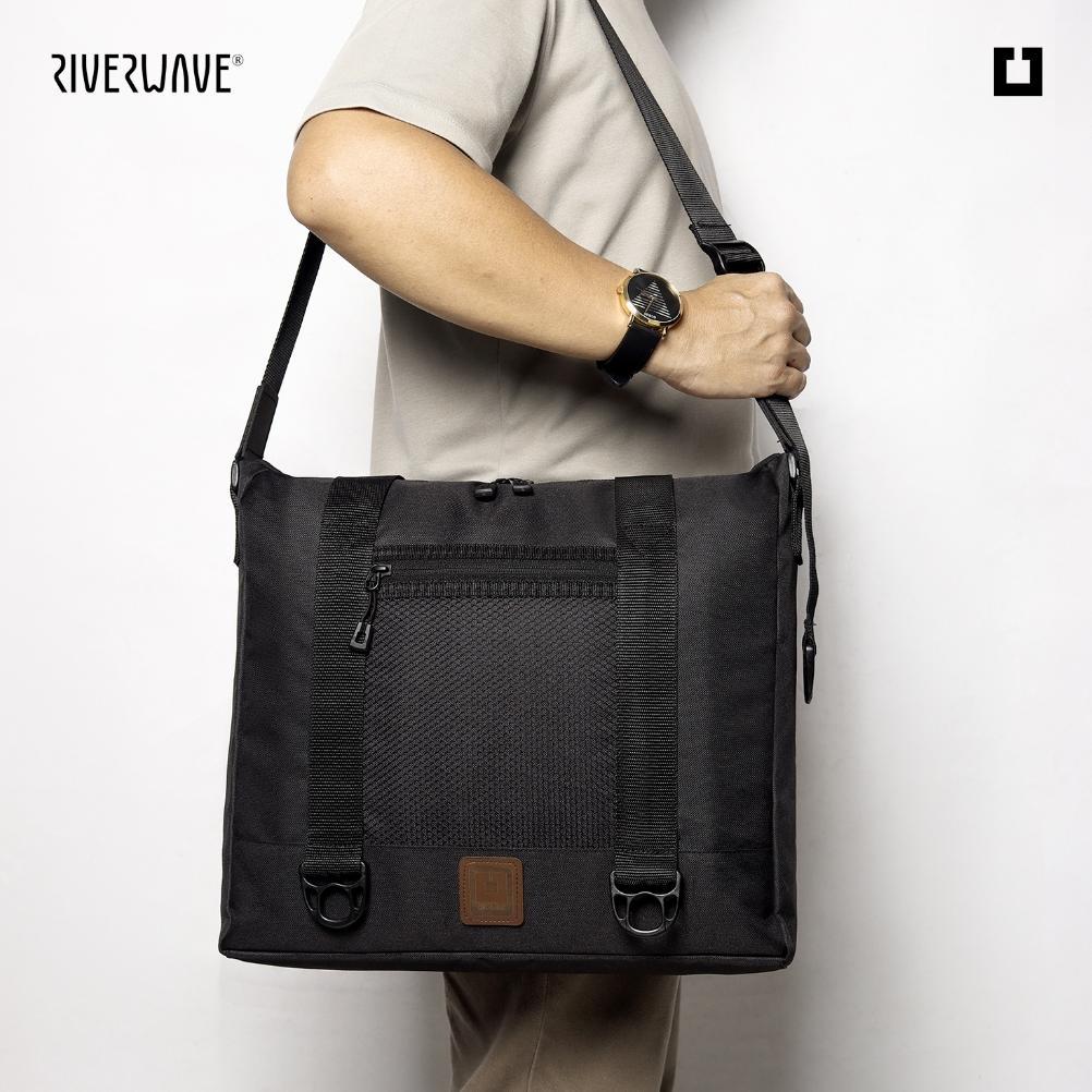 NEW PRODUCT RIVERWAVE - MAHAKAM TOTEBAG TAS SELEMPANG PRIA SLINGBAG MULTIFUNGSI