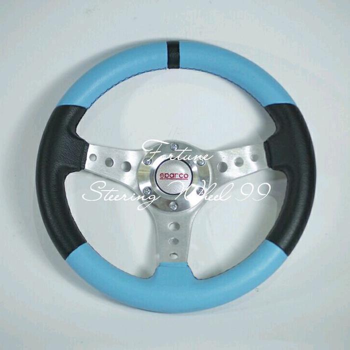 Setir Variasi Momo/Sparco Racing 12 Inchi Car Stir Canter Kendaraan Original Dan Terpercaya