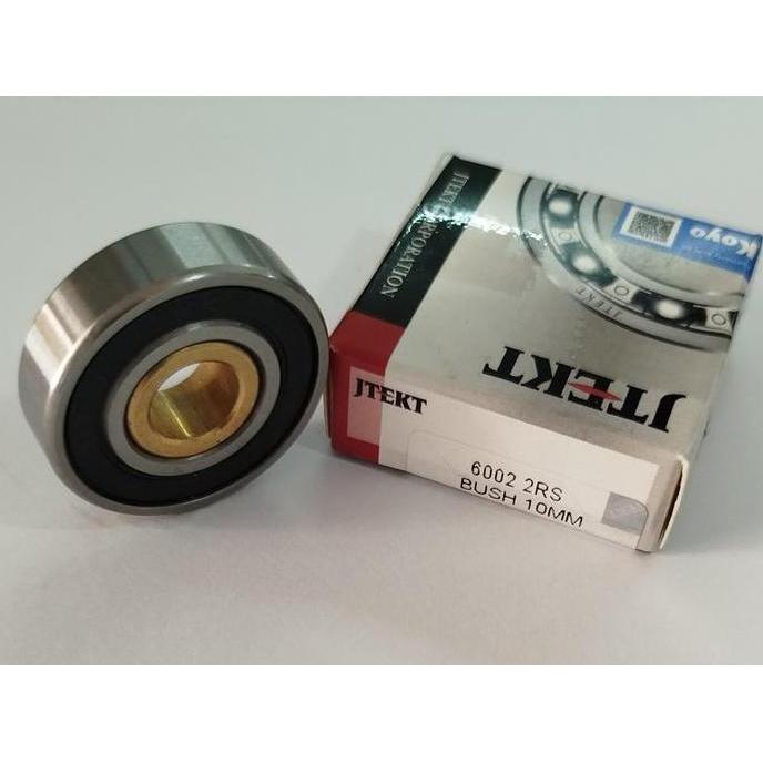 Promo Laher Bak CVT Beat Vario Scoopy Spacy 6002 10mm Bearing 6002RS 10mm Bosh Kuningan (ID 10mm, OD