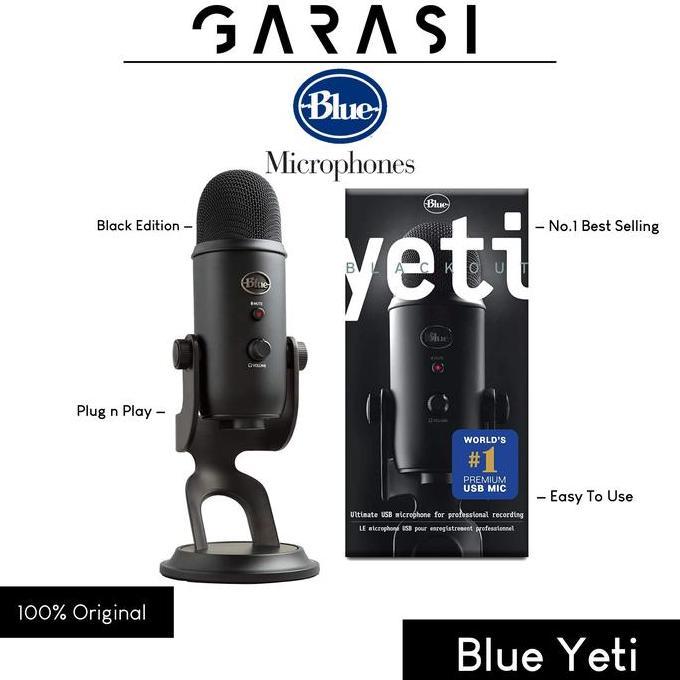 Blue Microphones Yeti Professional USB Microphone Blackout Edition
