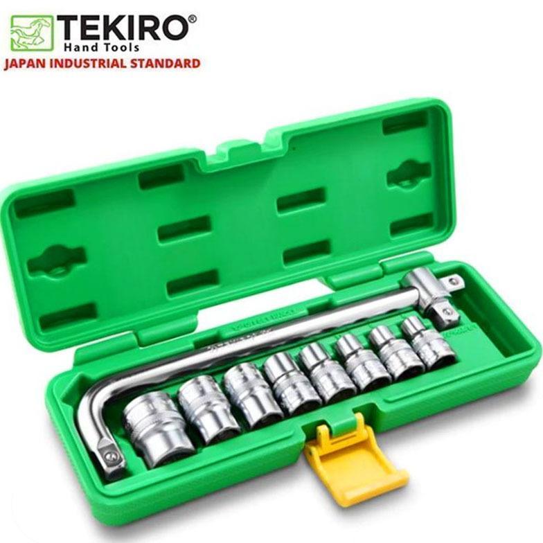 Kunci Sok Set TEKIRO 10pcs 8mm-24mm - Box Plastik / Sock Wrench Set Lengkap - Original