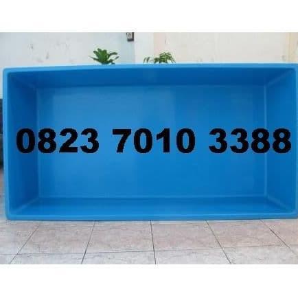 Bak Ikan Kolam Fiber Fiberglass Penampung Air 170 cm x 70 cm x 50 cm