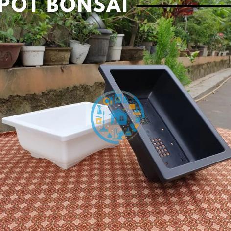 Promo Cod Ya Kak Pot Bonsai Kotak | Pot Bunga Plastik Murah <<