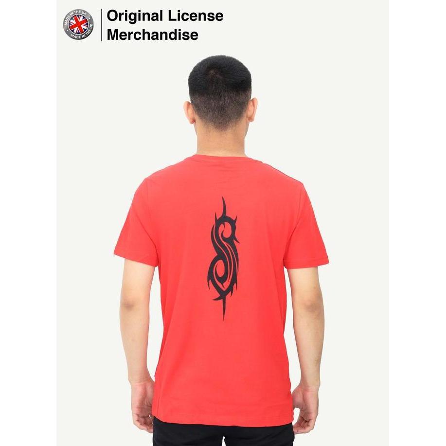 Kaos Baju Band Musik Pria Wanita Dewasa Motif SLIPKNOT Ori Choir Red
