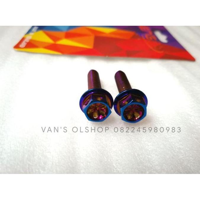 Baut Probolt Blue Untuk Baut Shock Belakang Nmax, Aerox 155 & Xmax 250