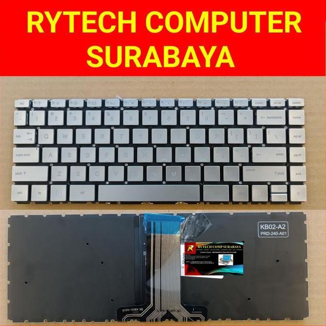 Keyboard HP 14s-CF2518tu 14s-CF1046tu 14s-CF1051tu 14s-CF2516tu Silver