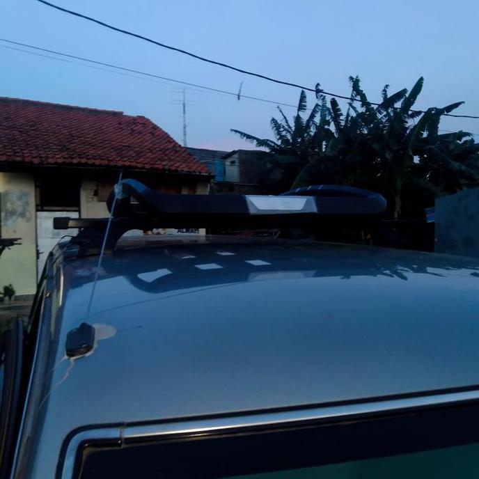 Roofrack Bagasi Atas Mobil Kijang Plus Cross Bar Jepit Pintu Merek Hummer Kecil Terbaik