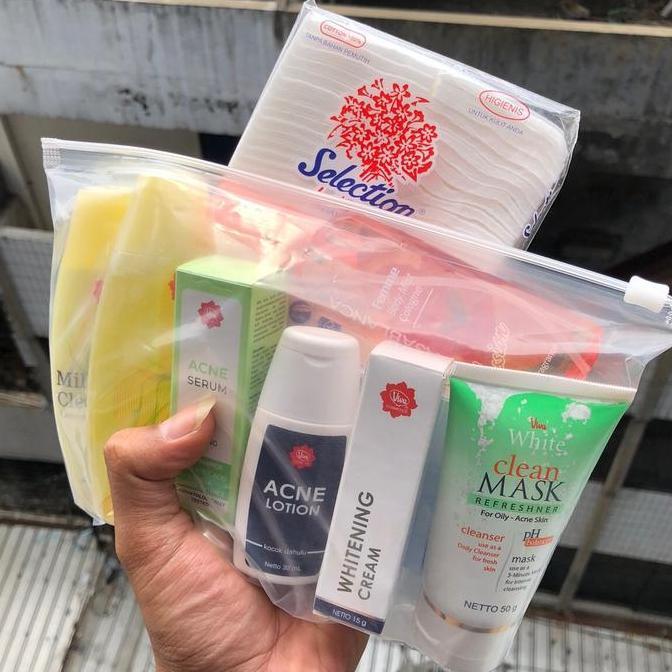 Barufasayah - Paket Lengkap Viva Cosmetics Untuk Merawat Kulit Berminyak Dan Berjerawat - Free Tas &