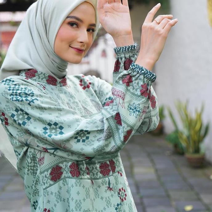 Bgs- Nada Blouse Print Denosa Premium