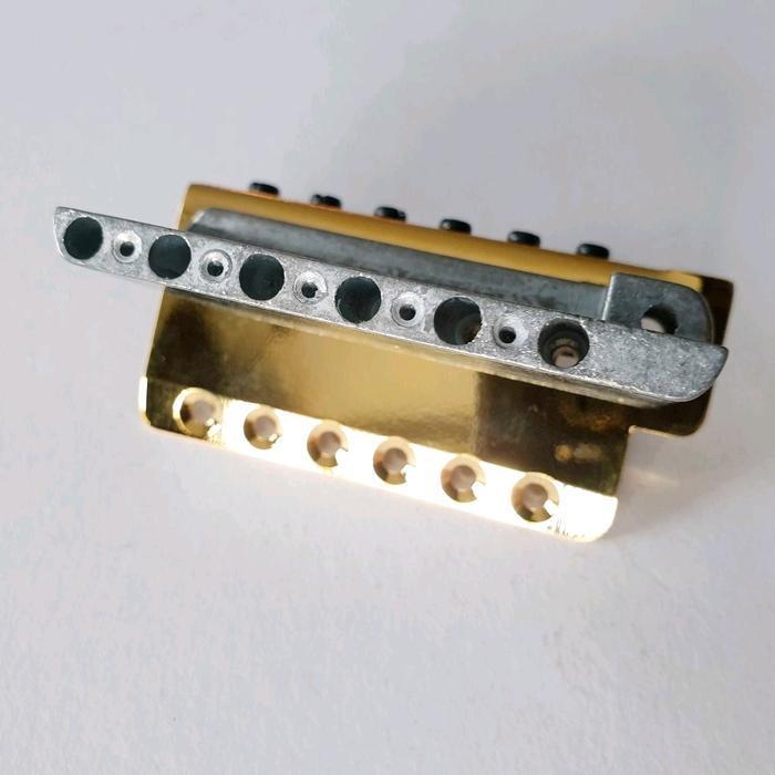 Tremolo Fender Stratocaster Mexican Vintage Gold Original Bridge Fender Gitar Mexico Original Dan Te