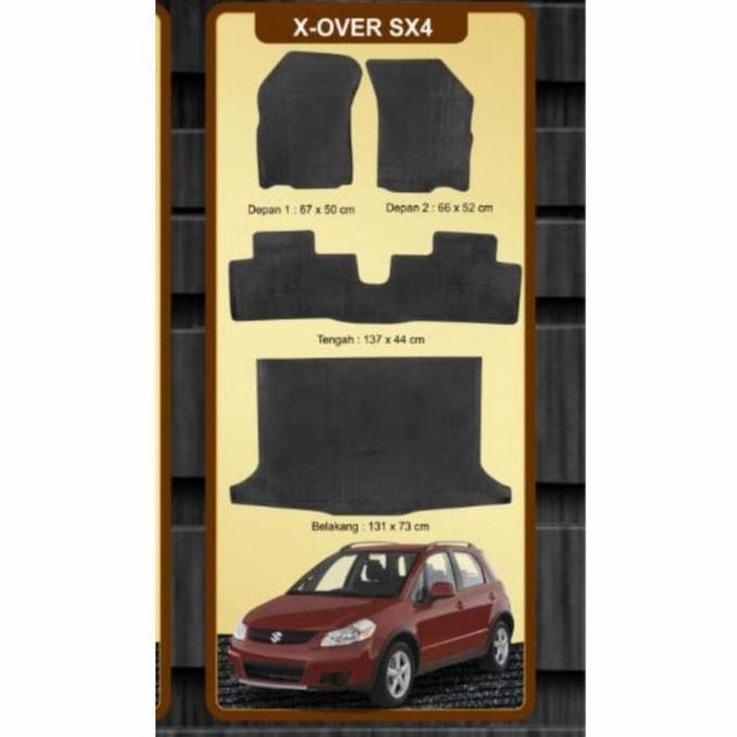 karpet karet mobil sx4 x over