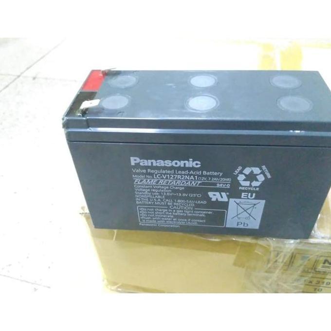 BATERAI AKI KERING PANASONIC 12V 7Ah ORI buat motor / UPS / ACCU