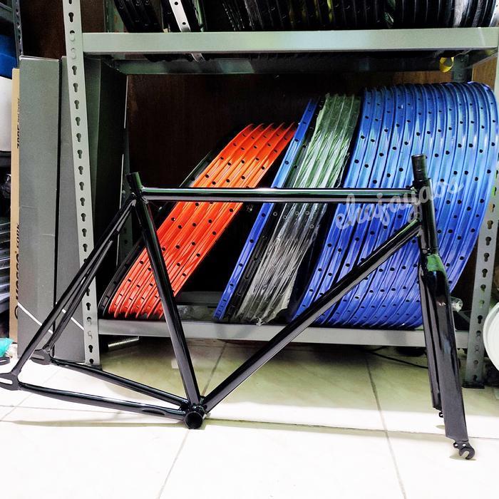 Frame Fixie Dan Fork - Frame Sepeda Fixie - Fixie Bike - Frame Fixi Original Dan Terpercaya