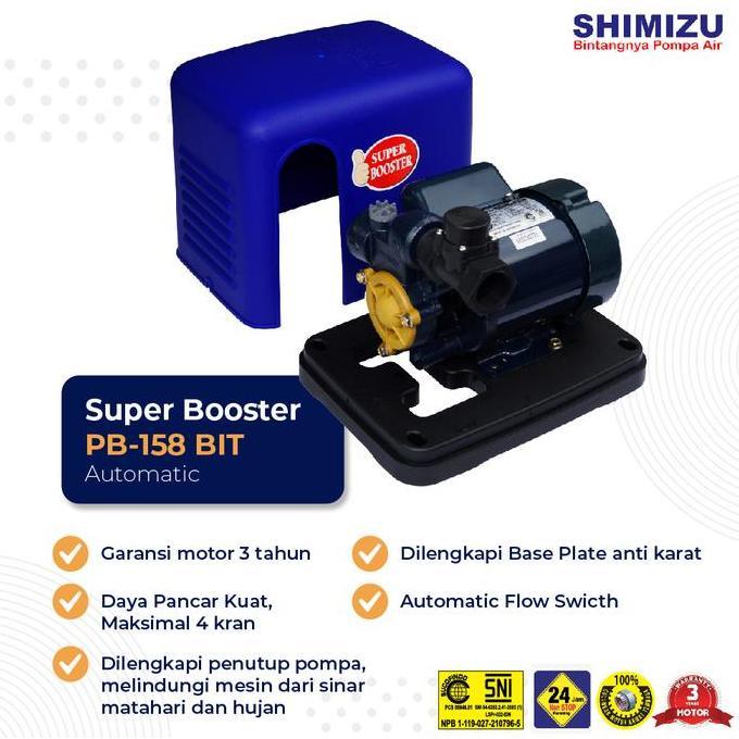 Pompa Booster Shimizu Pb-158Bit / Pb 158 Bit / Pb-158 Bit Ready