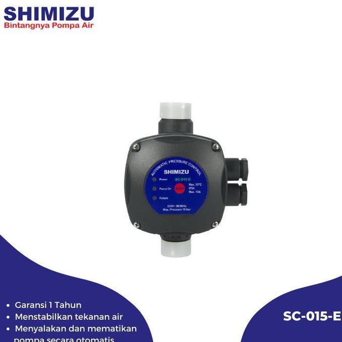 Shimizu Pressure Control Sc 015E Shimizu Otomatis Pompa Shimizu Sc015E Promo
