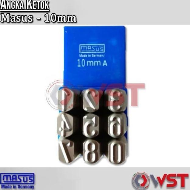 TERMURAH - Masus Angka Ketok 10 mm