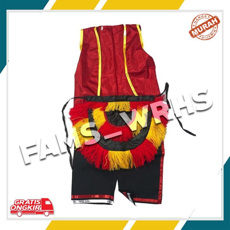 Baju Setelan Ganongan Anak Dewasa Celana Rompi Ganongan dan Jaranan Clearance Sell