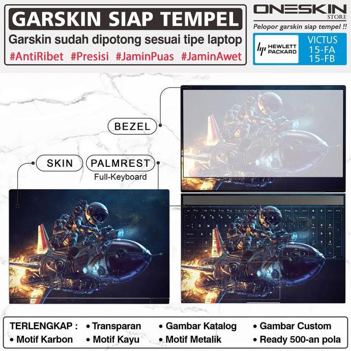 Zzasshoopps78 - Garskin Sticker Laptop HP Victus 15-fa fa0008tx fa0011tx Full Body