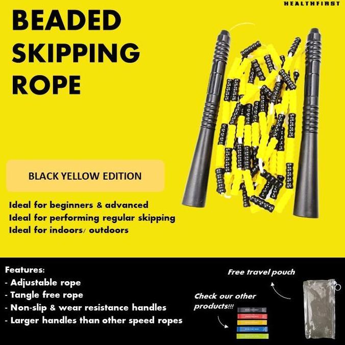 Beaded Jump Rope HealthFirst | Tali Skipping Beaded