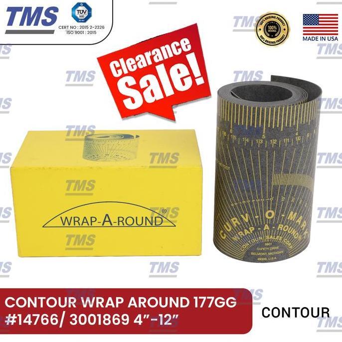 LOWARY Meteran Pipa CONTOUR Wrap, Around 177 GG 4" - 12" 6 # 14766 Original