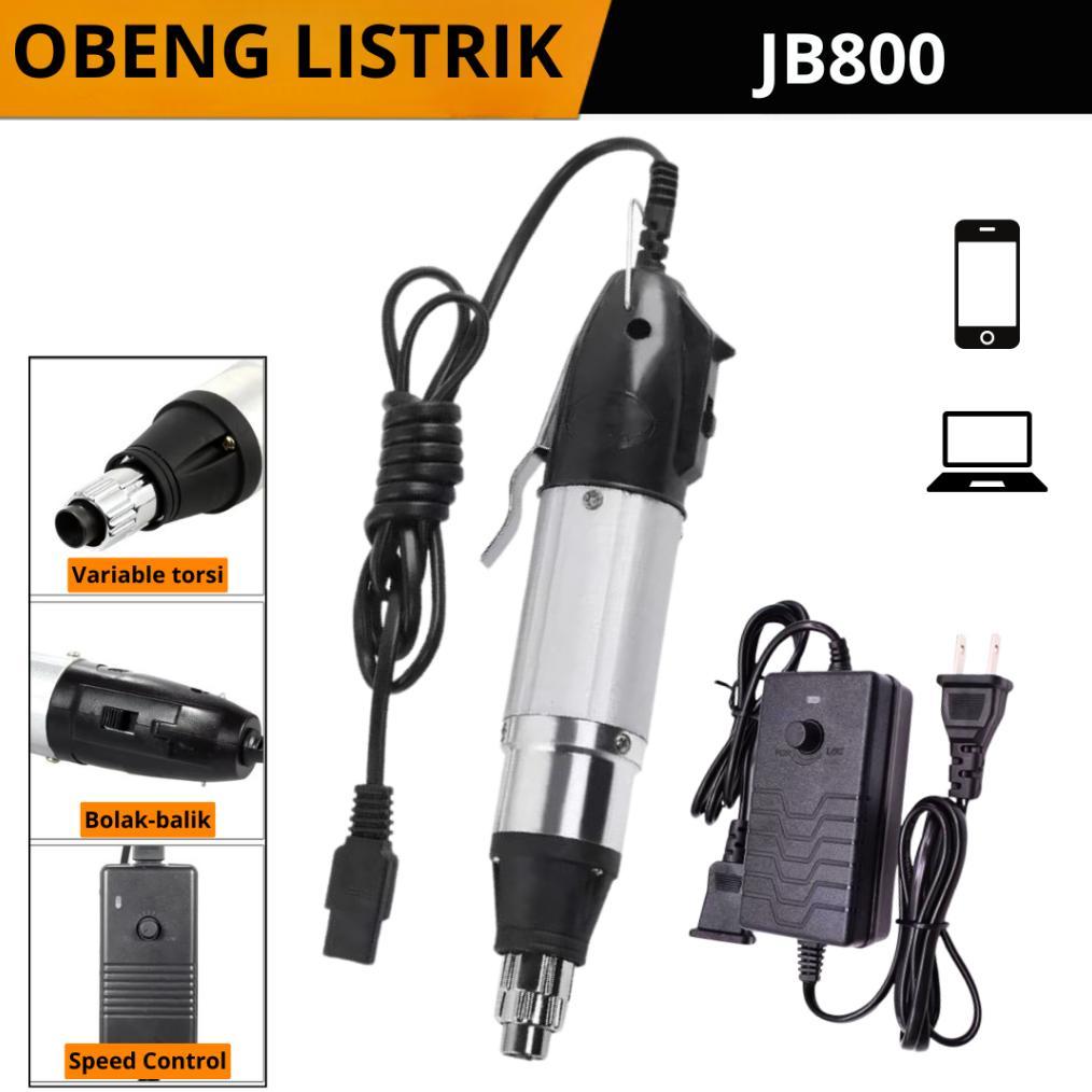 Obeng elektrik Jb800 obeng listrik bolak balik service obeng plus 2 mm dan 4 mm murah