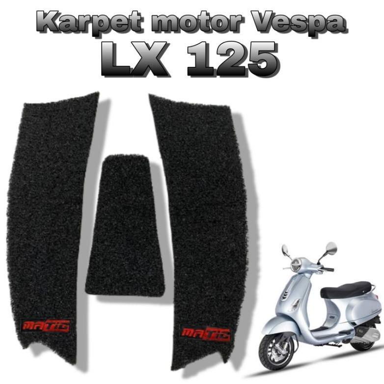 karpet motor/karpet vespa lx 125/pijakan kaki vespa lx 125/alas kaki vespa lx 125 bahan karpet mie p