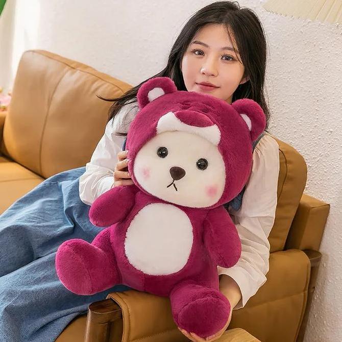 Legancity55 - 45 Cm Lucu Teddy Tales Bear Cosplay Manyo Boneka Teddy Bear Kupluk