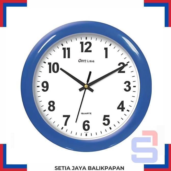 ~~~] OnTime Jam Dinding 767w-P  Diameter 30 cm Tipe Quartz