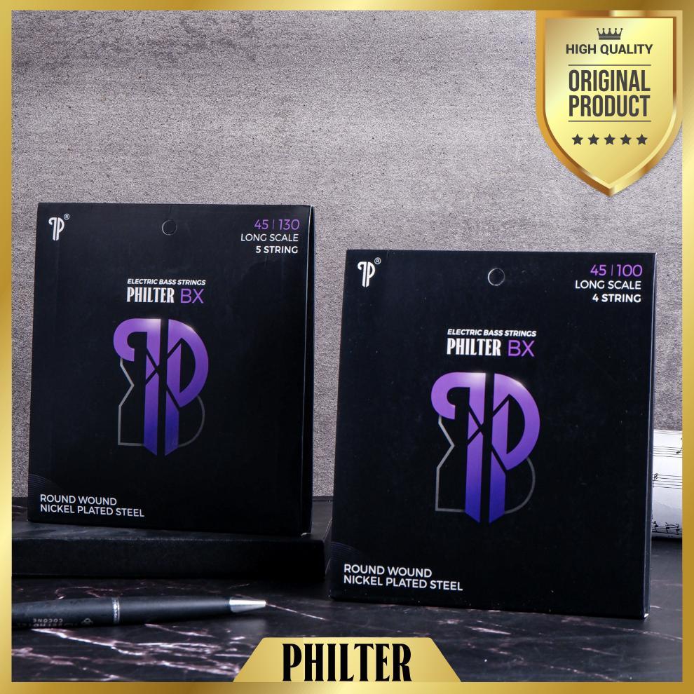 Senar Gitar Bass Philter Bx 4 5 Senar Original
