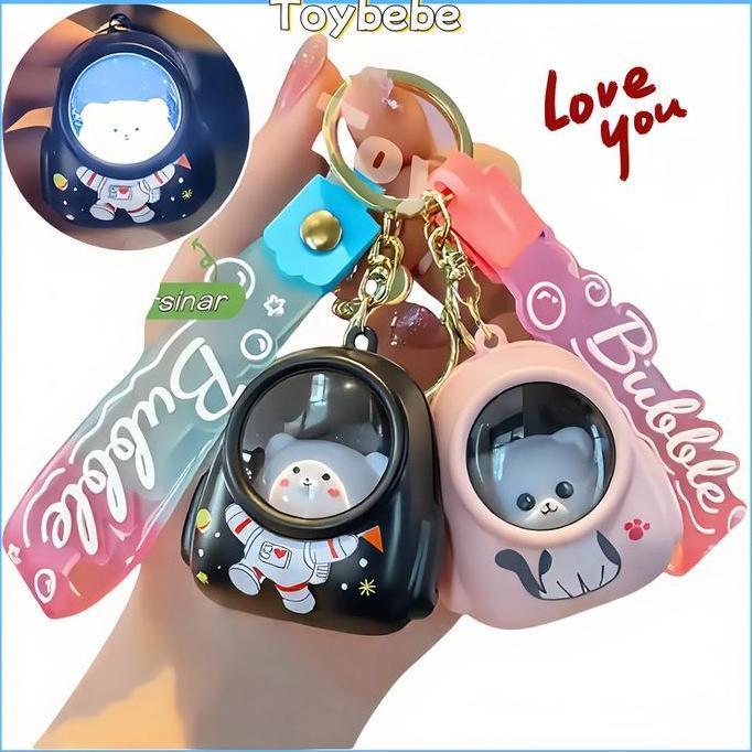 Sandar_berto - [Versi Audio-I Love You Akan Bersinar] Kucing Gantungan Kunci Couple Backpack Cat Cap