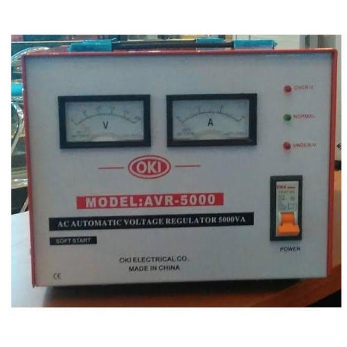 Stabilizer Stabiliser 5000 Watt Stavol Oki Avr-5000 Ori 100% Original Dan Terpercaya