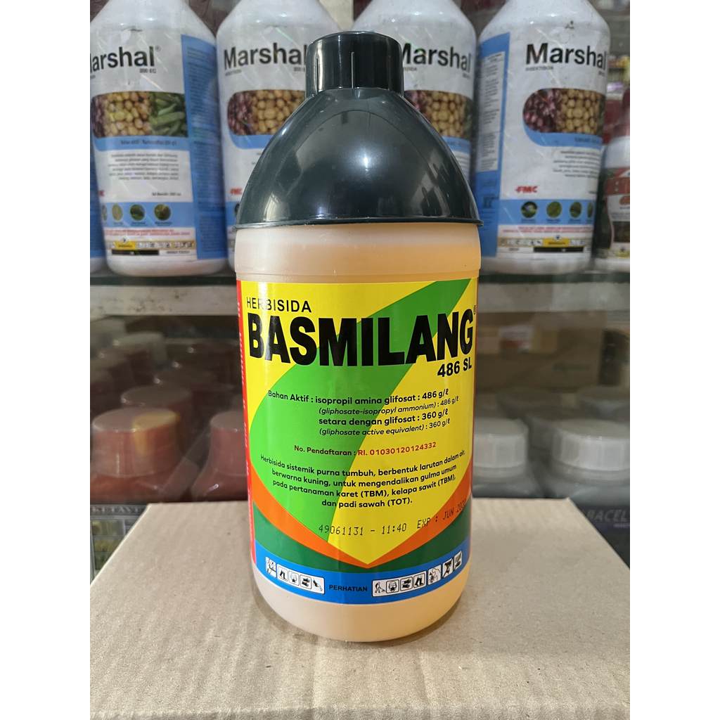 Racun Rumput BASMILANG 486 SL 1 Liter Herbisida Ampuh Basmi Gulma