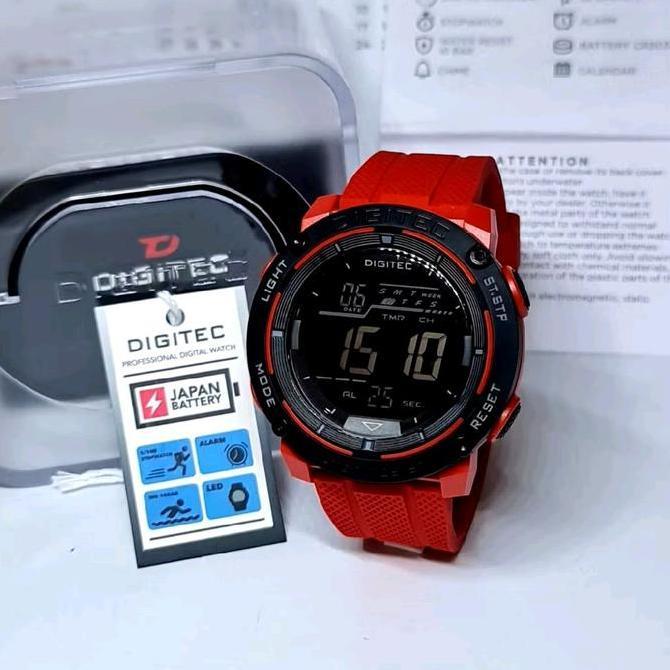 Jam Tangan Digitec Original DG5270T dg5270 Merah Original