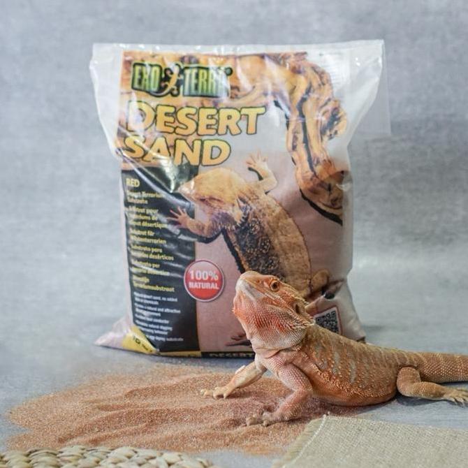 Exoterra Desert Sand Red 4.5Kg / Pasir gurun exoterra / pasir terrarium reptil / pasir kandang repti