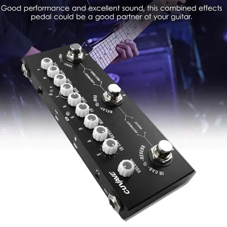Efek Effect Guitar Gitar Listrik Digital M-Vave Cuvave Cube Baby Soundcard Multi Effects Pedal Multi